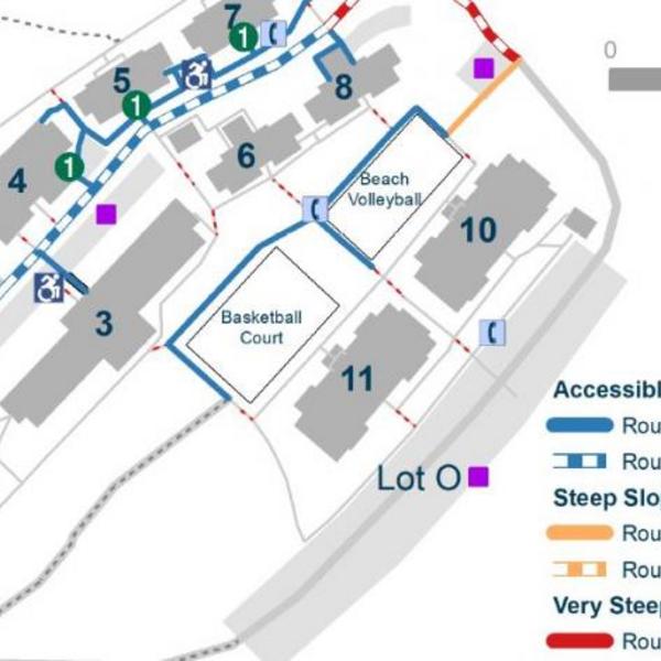 VIU Access Route Map.