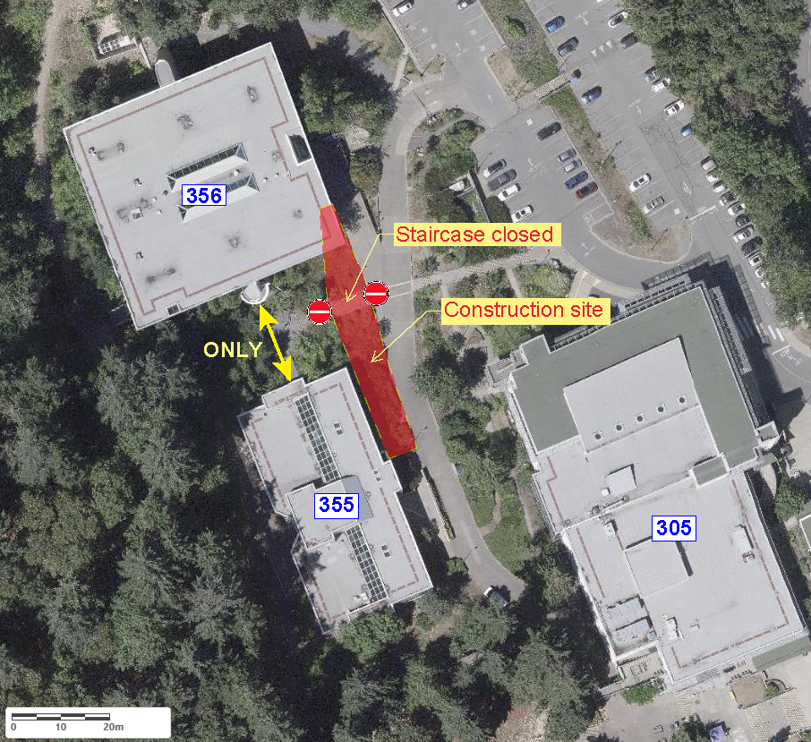 B355 to B356 Ramp Site Plan